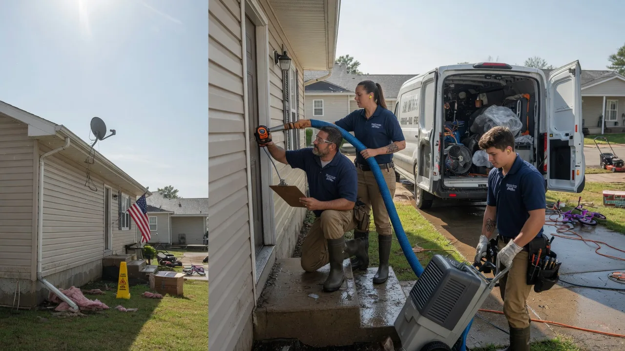 Ceiling Water Damage Restoration in Jonesboro, IN near me